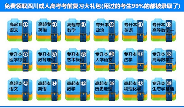 四川成人高考考前复习大礼包.jpg 四川成人高考考前复习大礼包.jpg