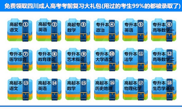 四川成人高考考前复习大礼包.jpg 四川成人高考考前复习大礼包.jpg