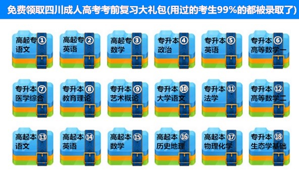 四川成人高考考前复习大礼包.jpg 四川成人高考考前复习大礼包.jpg